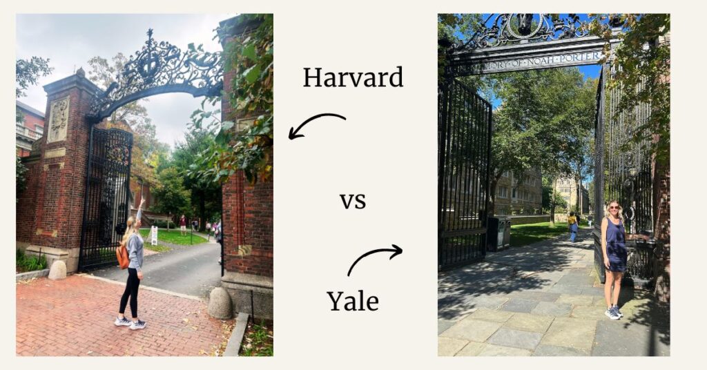 Harvard a Yale univerzita pro turisty